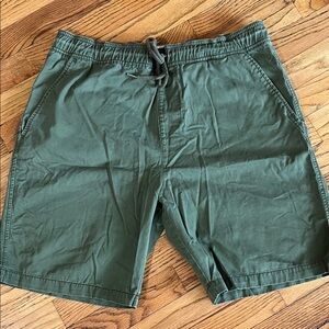 Aeropostale Olive Green Drawstring Shorts